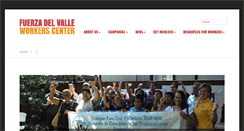 Desktop Screenshot of fuerzadelvalle.org